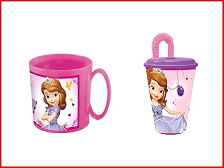 TAZA MICROONDAS Y VASO CAÑA (SOFIA): Amazon.es: Hogar