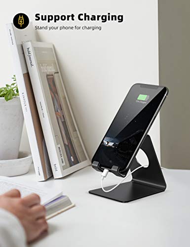 Lamicall-Soporte-Mvil-Soporte-Telfono-Soporte-Dock-Base-para-Telfono-e-Smartphones-para-Phone-XS-XS-MAX-XR-X-8-7-6-Plus-5-4-Samsung-S8-S7-Huawei-Otras-Smartphones-Negro