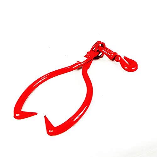 BUZE Holzschleppzange Rückezange bis 300 kg Ãffnung 45 cm "ROT" – Bild 3