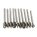 eBoTrade 10 Pieces Tungsten Carbide Rotary Burr Set, 1/8