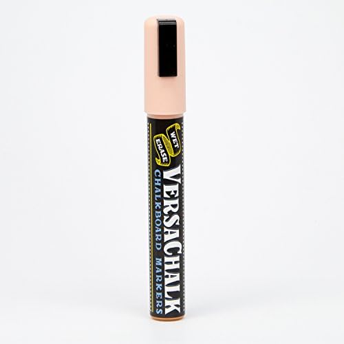 Liquid Chalk Markers for Chalkboard Signs, Blackboards, Glass, Windows - By VersaChalk 1-pc (Classic Peach, Bold)