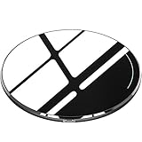 TOZO for iPhone X Wireless Charger [Upgraded], [Ultra Thin] Aviation Aluminum [Sleep-friendly] Fast Charging Pad for iPhone X/10/8/8 Plus, Samsung Galaxy S8, S8+, Note 8 [Black] - NO AC Adapter 
