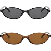 GOBIGER Rectangle Small Frame Sunglasses Fashion Designer Square Shades for women