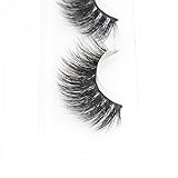 Ditamora 3D Mink Lashes Strip Makeup False Eyelashes Long Full Cover Fake Eye Lashes for Everyday Wear (2 Pairs)