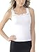 VASSARETTE Women's Microfiber Camisole 17072, White Ice, Medium