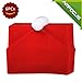 AMFOCUS Christmas Chair Back Covers Santa Hat Slipcovers for Chair Decoration 6 Pcs, 2023 Upgraded Christmas Chair Covers