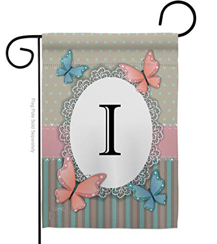 Breeze Decor G180139 Butterflies I Initial Garden Friends Bugs & Frogs Impressi…