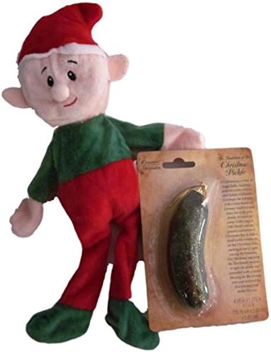 Christmas Elf and Christmas Pickle Bundle; Two Delightful Traditions to Add Excitement and Magic to the Holiday Season