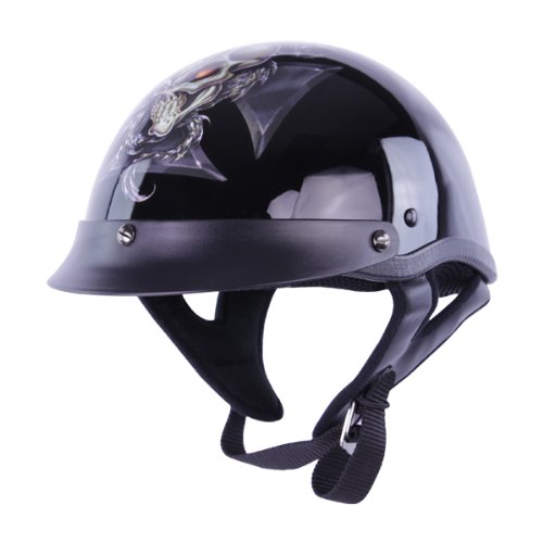 HCI-100 Dragon Cross Half Helmet DOT XL 