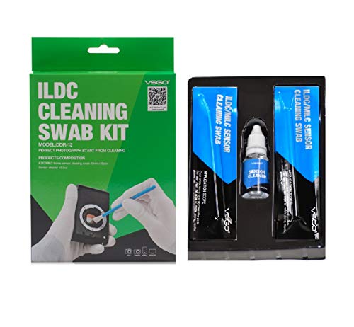 Micro Four Thirds 4/3 (MFT or M43) 12pcs Sensor Cleaning Swabs and 15ml Liquid Cleaner for Mirrorless (MILC) and ILDC Cameras - VSGO DDR12 - Thumbnail 5