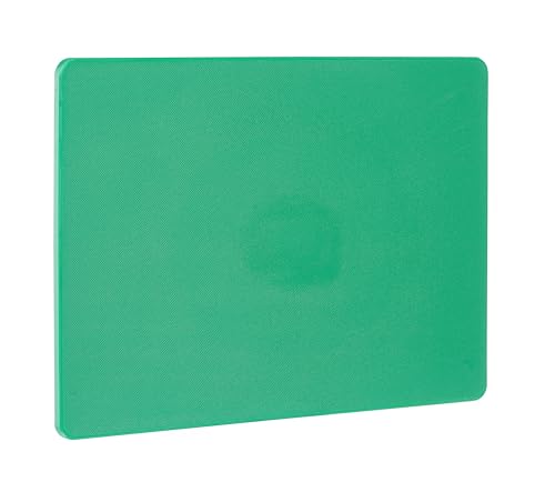 HENDI Planche a decouper, HACCP, GN1/2, les deux cotes sont lisses et utilisables, minimise lemoussement des couteaux, 325x265x(H)10mm, plastique LPDE, vert