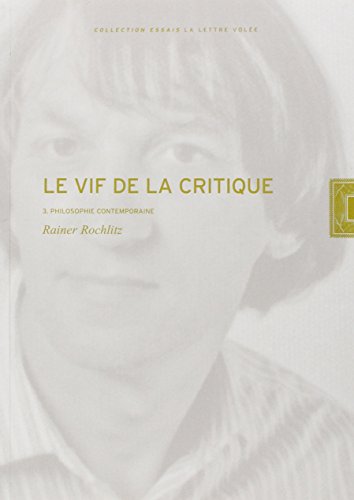 Philosophie contemporaine