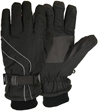Men's Micro-Nylon Waterproof / Thinsulate Lined Cuffed Ski Glove