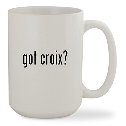 got croix? - 15oz White Sturdy Ceramic Coffee Cup Mug