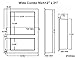 Preformed Ready to Tile Wide Combo Niche 14 X 21 Recess Made in the USA