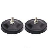 Lightronic 2pcs Magnetic Base Mounting Brackets for all Off-road Vehicles or Trucks Boat LED Working Light LED Light Bar Magnet Stainless Steel