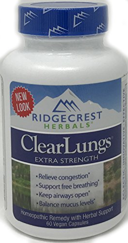 Ridgecrest Herbals ClearLungs Extra Strength - 60 Vegan Capsules