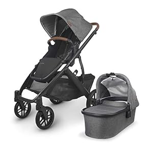Vista V2 Stroller – Greyson (Charcoal Melange/Carbon/Saddle Leather)
