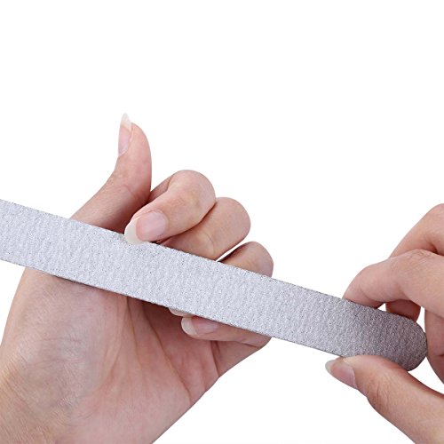 BTYMS 25Pcs Nail Files 100/180 Grit Double Sided Emery Board Nail Buffering Files for Acrylic and Natural Nails