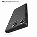 Cocomii Stitch Leather Design Sony Xperia XZ1 Compact Case, Slim Thin Glossy Soft TPU Silicone Rubber Gel Luxury Leather Pattern Fashion Bumper Cover Compatible with Sony Xperia XZ1 Compact (Black)