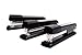 Classic Black Stapler, 25 Sheet Capacity, Jam Free Design with Full Size 210 Staple Storage, Black Metal, 3 Pack with 6000 1/4'' Staples Included