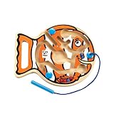 Hape Go-Fish-Go Magnetic Wooden Toddler Maze Puzzle