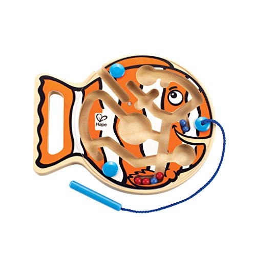 Hape Go-Fish-Go Magnetic Wooden Toddler Maze Puzzle