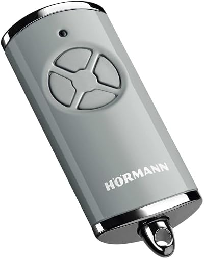 Hörmann HSE 4 BS Handheld Transmitter 868 MHz Classic Grey Leather Ring