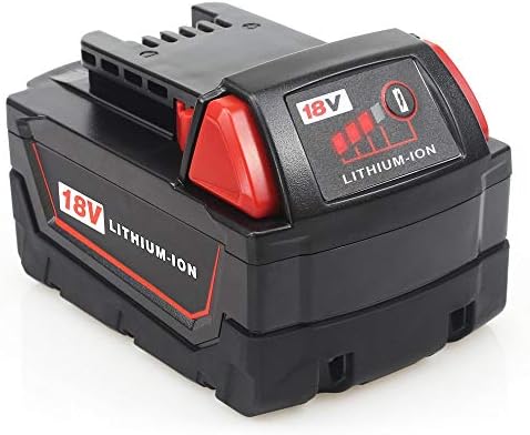 M18 18V 6.0Ah Replacement Lithium-Ion Battery for M18 M18B 18v battery Compatible With M18B 48-11-1820 48-11-1850 48-11-1828