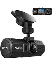 Vantrue N2 Pro Uber Dual 1080P Dash Cam, 2.5K 1440P Front Dash Cam, Front and Inside Car Dash Camera with Infrared Night Vision, 24hr Motion Detection Parking Mode, Accident Record, Support 256GB max