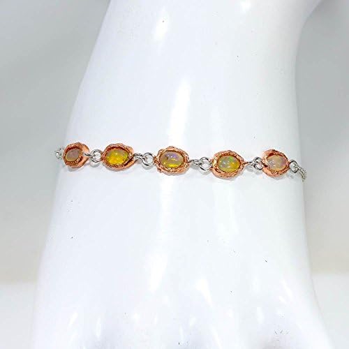 Handmade Opal Sterling silver Bracalets