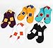 4 Pairs Men Athletic Basketball Crew Socks Performance Sport Dri-Fit Cushion Long Compression Cotton Sock,Size 6.5-11.5