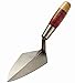 Kraft Tool RO50L W. Rose Brick Weight Large Tang Pointing Specialty Trowel with Leather Handle, 7-Inch