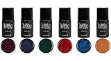 BMC Fine Shimmery to Chunky Glitter Speed Gel Nail Polishes - Bliss Collection