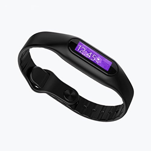 DESALEN Wireless Activity + Sleep Wristband Touch Operated Bluetooth Waterproof Smart Sport Watch Bracelet Fitness Tracker(Black)