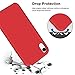 Anuck Case for iPhone XR Case 6.1 inch, Anti-Slip Liquid Silicone Gel Rubber Bumper Case with Soft Microfiber Lining Cushion Slim Hard Shell Shockproof Protective Case Cover - Red