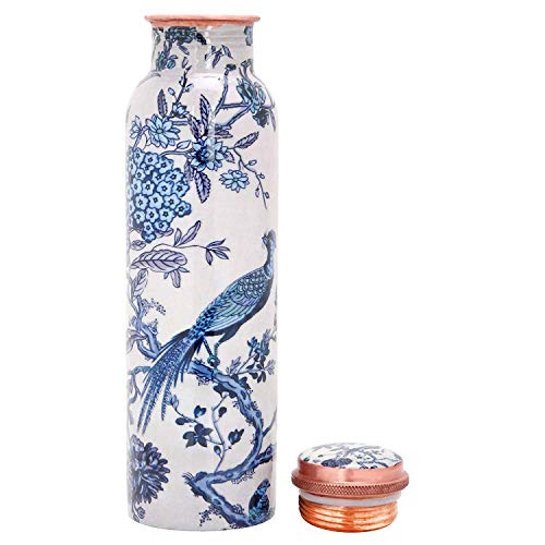 Copper-Master Modern Art Stylish Yoga Design Pure and Leak Proof Ayurvedic Printed Copper Water Bottle (1 L/1000 ml) 4 Copper-Master Modern Art Stylish Yoga Design Pure and Leak Proof Ayurvedic Printed Copper Water Bottle (1 L/1000 ml) - Image 4