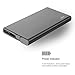 Battery Pack,HAME 10000mAh Ultra-Slim Travel Portable Batteries Built-in Micro Charging Cable High-Speed Charge Dual USB 3.1A Output Charger for Cell Phone ,Samsung,iPhone 8 7 6 , iPad and Android