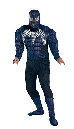 Spiderman 3 Venom Muscle Costume Teen / Adult