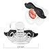 Funny Baby Mustache Pacifiers, Maberry Soft Silicone Cute Pacifier Design with Kiss Lip, Funny Teeth, Gentleman Mustache for Newborn Infant Toddler, Perfect Baby Shower Gift for Boys Girls - BPA Free