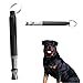 UNM-STORE Dog Training Whistle for Barking Control with Free Premium Quality Lanyard Strap, Adjustable Pitch and Ultrasonic Sound, Matte Black