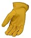 North American Trading-Men's Tan Unlined Full Grain Deerskin Gloves-YELLOW-2X-LARGE