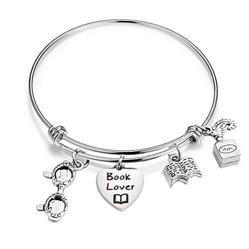 BNQL Literacy Book Lover Bracelet Love to Read Librarian Gift (bracelet)