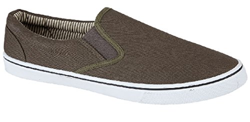 mens canvas slip on shoes