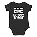 AW Fashions I'm Not Just Milk Drunk, Im Tit Faced Cute Novelty Funny Infant One-Piece Baby Bodysuit (Newborn, Black)