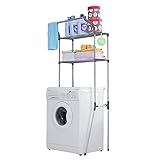 Baoyouni 2-Tier Bathroom Shelves Over The Toilet Storage 