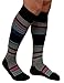 6 Pairs Pack Mild (8-15 mm Hg) Sports, Travelers, Anti-Fatigue, Graduated Compression Knee High Socks 10-13 (Assorted)