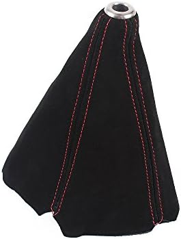 Shift Boot Cover, Fabselection Leather Automatic Car/Auto Gear Shift Knob Cover Head Dust Frosted Universal Type