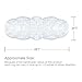 YJ.GWL Soft Faux Sheepskin Fur Fluffy Area Rug for Bedroom Living Room Floor Bedside Shaggy Runner Rugs 2 x 6 Feet White