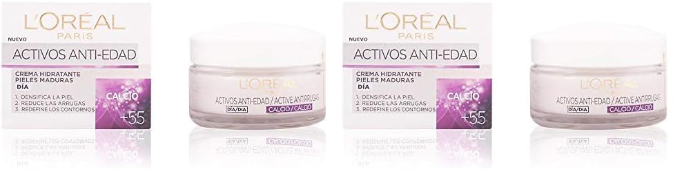 L'óreal Age Specialist Calcio Anti-Falten Creme für Tag - 50 ml (Packung mit 2)